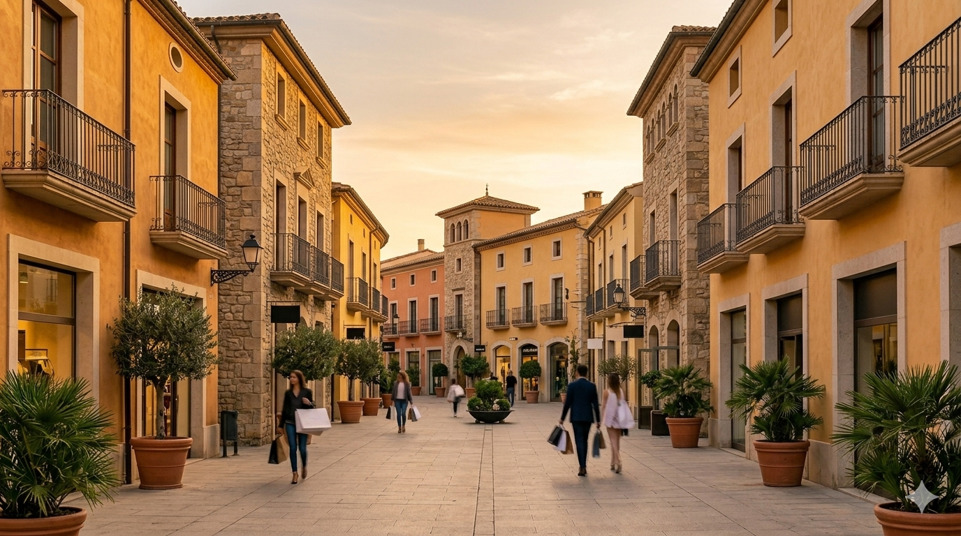 Shopping — La Roca Village y outlets — Taxi Santa Susanna